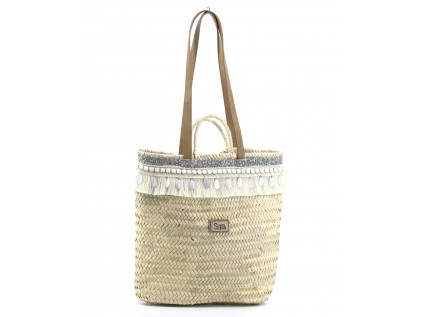 Shopper palma VALENTINA beige